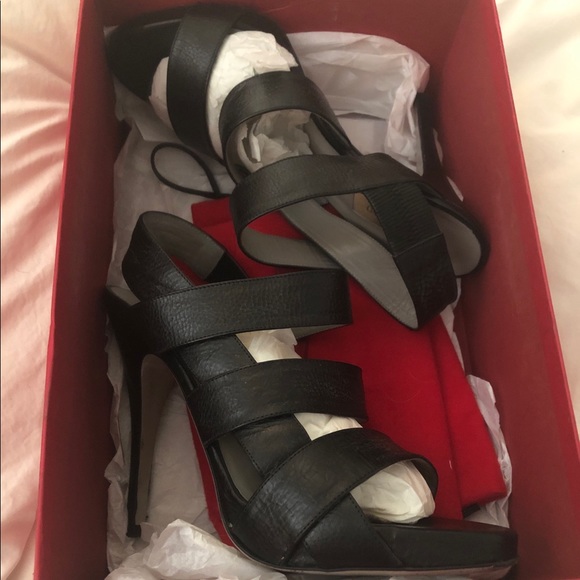 Valentino Black Sling Back Stiletto Sandal - Picture 2 of 2